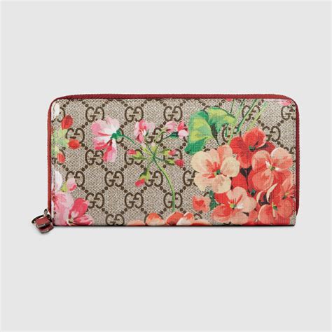 gucci gg blooms handbag|Gucci Bloom zip long wallet.